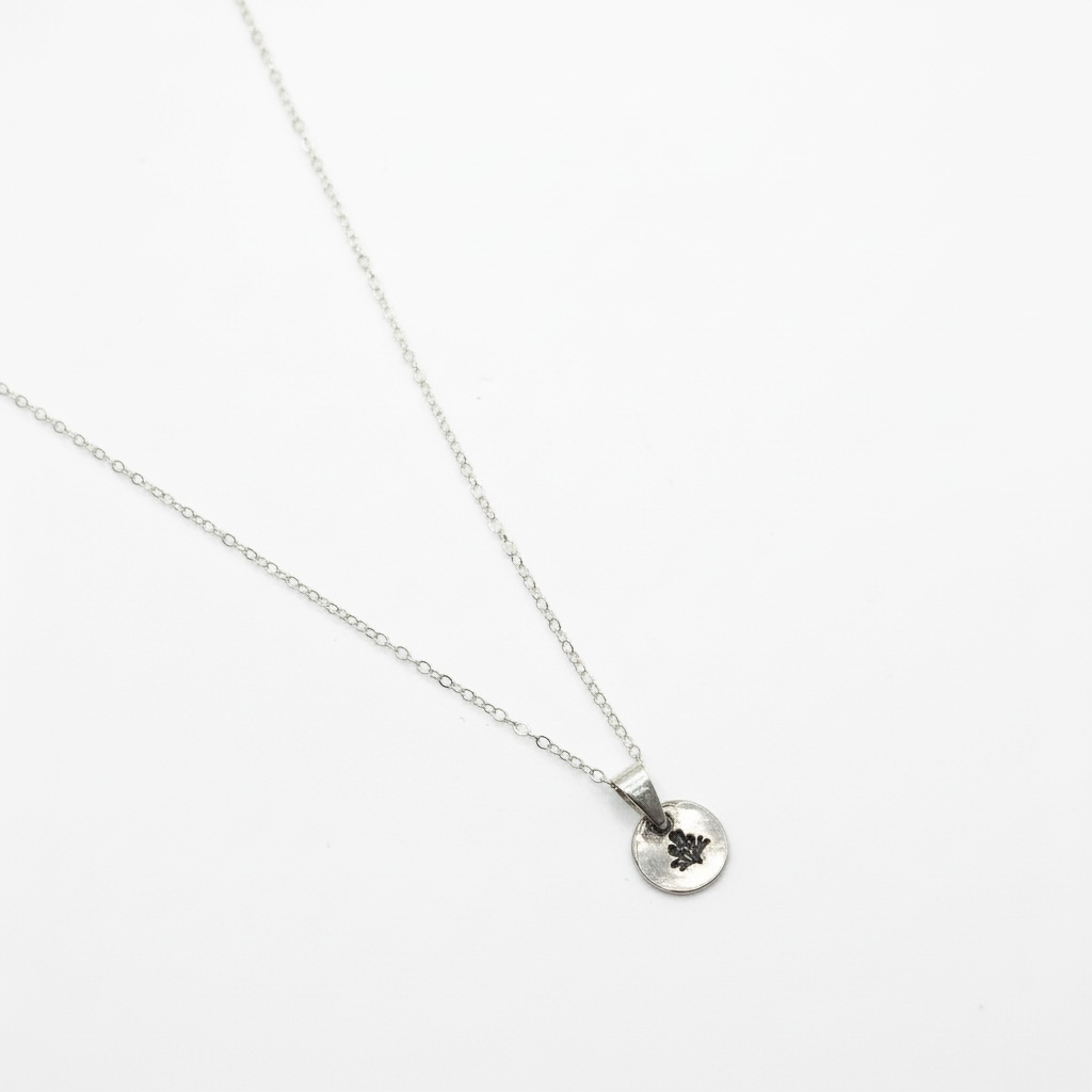 Coral Coastal Mini Medallion Necklace