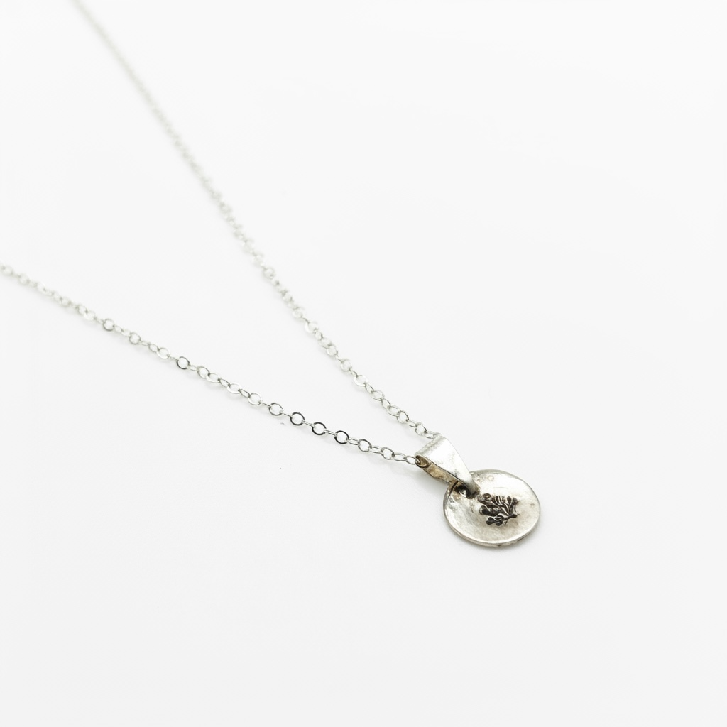 Coral Coastal Mini Medallion Necklace