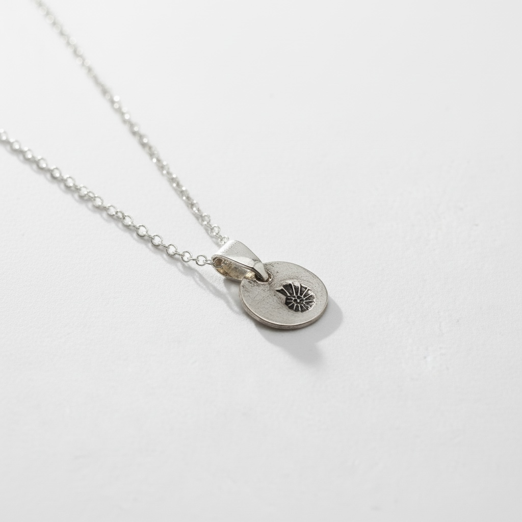 Shell Coastal Mini Medallion Necklace