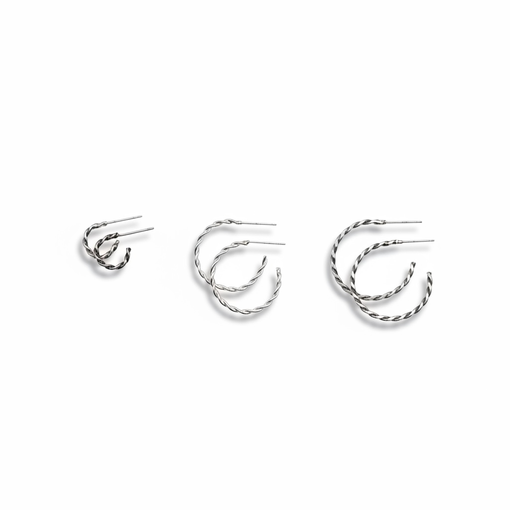 Tidal Twist Hoops