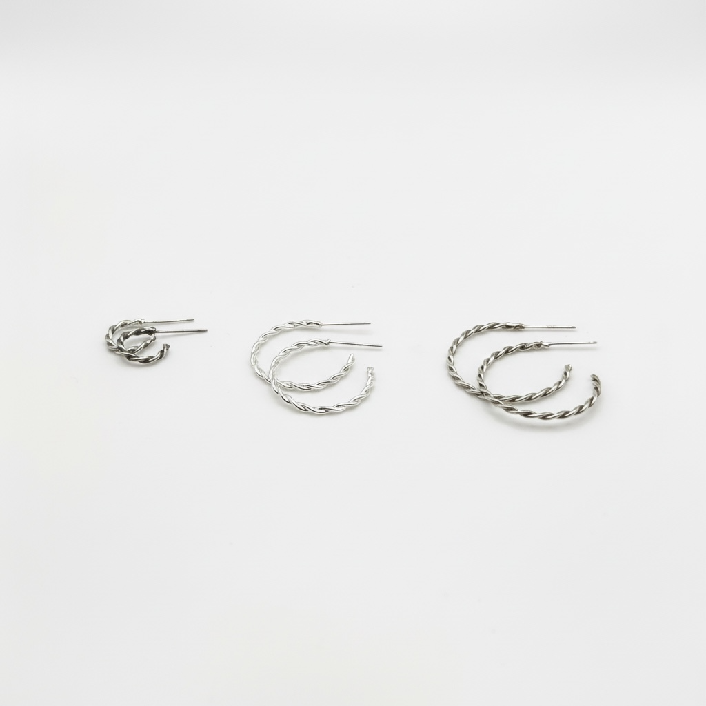Tidal Twist Hoops