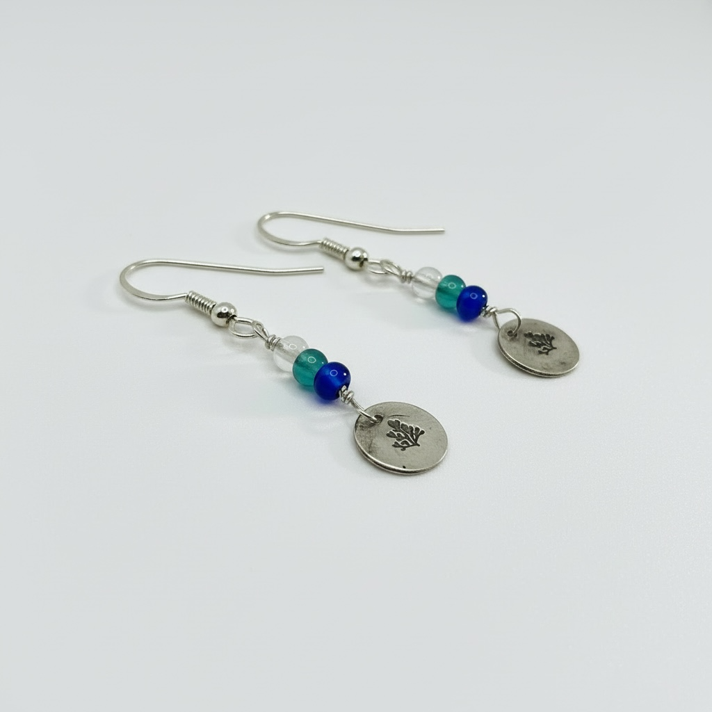 Coral Coastal Charm Drop